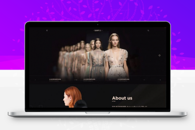 2021梦幻多彩字体设计新年海报